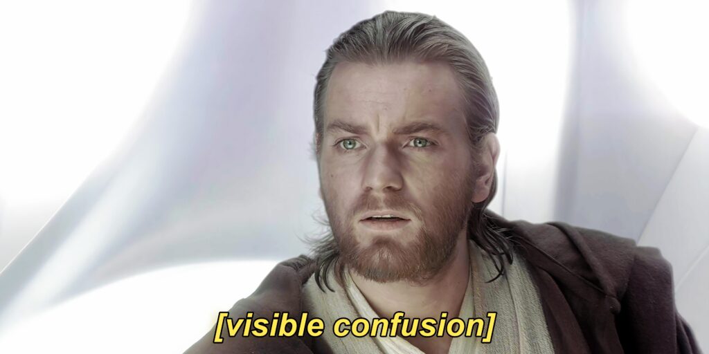 Obi-Wan Kenobi trying to debug a Scala program.
